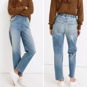 Madewell Pull On Straight Leg Jeans Size 28